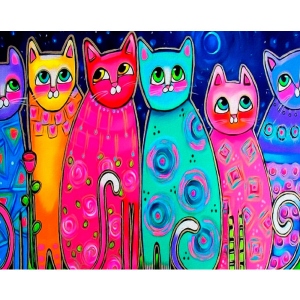 Алмазний живопис Santi Art cats 40х50 см (954451)