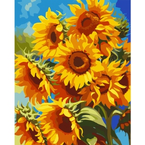 Картина за номерами Santi Яскраві соняшники 40x50 см (954502)