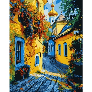 Картина за номерами Santi Мальовничій Львів 40х50 см (954838)