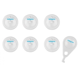 Заглушки для розетки BabyOno 950, 6 шт.