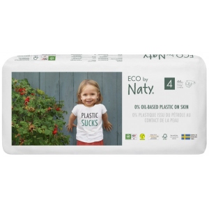 Одноразові підгузки Eco By Naty Органічні Розмір 4 (7-18 кг) 44 шт. (178433)