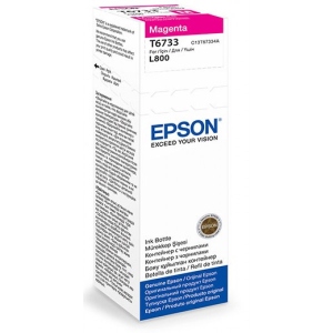 Чорнила для заправки картриджа Epson C13T67334A L800 magenta