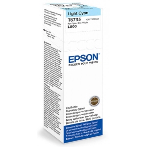Чорнила для заправки картриджа Epson C13T67354A L800 light cyan