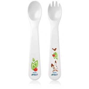 Посуд для дітей Philips SCF712/00 ВИЛКА + ЛОЖКА, 12м +