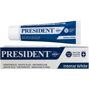 Зубна паста PresiDENT CLINICAL "Вайт Плюс" д/зняття нальоту 30мл