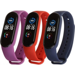 Ремінець для фітнес-браслету Armorstandart Xiaomi Xiaomi Mi Band 5 Galaxy 3 шт. (ARM57622)