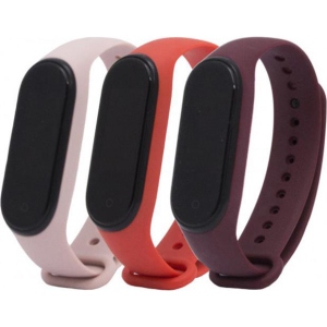 Ремінець для фітнес-браслету Armorstandart Xiaomi Xiaomi Mi Band 4/3 Coral Rib 3 шт. (ARM56669) продаж в Україні
