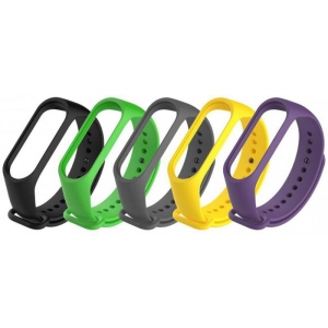 Ремінець для фітнес-браслету Armorstandart Xiaomi Xiaomi Mi Band 4/3 Flashtrack 5 шт. (ARM54426)