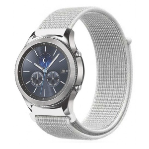 Ремінець для смарт-годинника BeCover Nylon Style for Amazfit Stratos 1/2/2S/3/GTR 2/GTR 47mm/GTR Lite 47mm/Nexo/Pace White (705893)