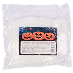 Декор Halloween YES! Fun 20 г, з двома павучками, біла