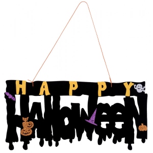 Декор Halloween YES! Fun "Happy Halloween", 41*20 см, фетр