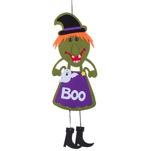 Декор Halloween YES! Fun "Відьмочка", 62 см, фетр в Україні
