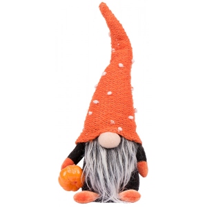 Декор Halloween YES! Fun «Гном з гарбузом», 29 см