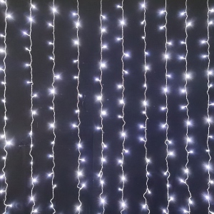 Гірлянда-штора Novogod'ko 238 LED Холодний білий 2Х2 м (973768)