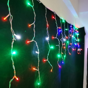 Гірлянда-штора Novogod'ko 83 LED багатокольорова 3х0.6 м мерехтіння (973778)