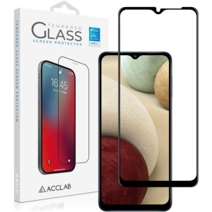 Захисне скло для смартфону ACCLAB Full Glue for Samsung Galaxy A12 SM-A125 Black (1283126509599)