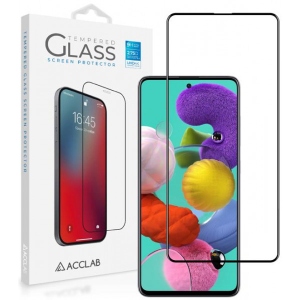 Захисне скло для смартфону ACCLAB Full Glue for Samsung Galaxy A51 SM-A515 Black (1283126508608)