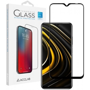 Захисне скло для смартфону ACCLAB Full Glue for Xiaomi Poco M3 Black (1283126511066) купити в Києві
