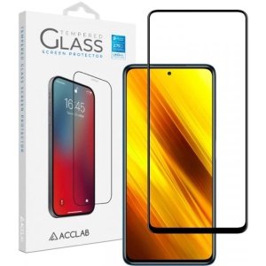 Захисне скло для смартфону ACCLAB Full Glue for Xiaomi Poco X3 Black (1283126509582)