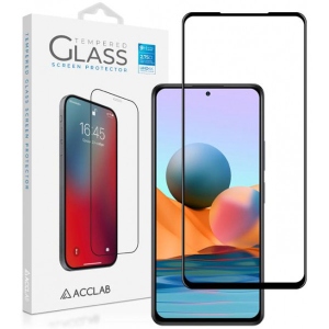 Захисне скло для смартфону ACCLAB Full Glue for Xiaomi Redmi Note 10 Pro Black (1283126511240)