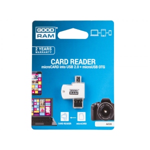 Кардрідер Goodram USB microSD (AO20-MW01R11)