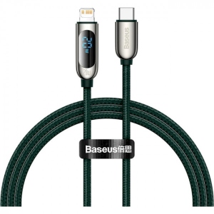 Кабель синхронізації даних Baseus Display Fast Charging USB-C-Lightning 20W 1m Green (CATLSK-06)
