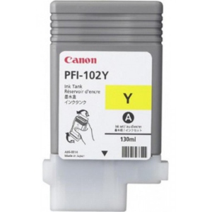 Картридж для струменевих принтерів/БФП Canon PFI-102Y Yellow iPF500/600/700 (0898B001)