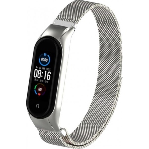 Ремінець для фітнес-браслету Armorstandart Milanese Magnetic Band 503 for Xiaomi Mi Band 5 Silver (ARM57180) купити в Києві
