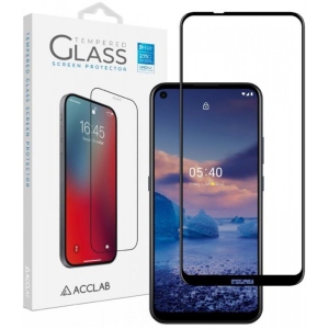 Захисне скло для смартфону ACCLAB Full Glue for Nokia 5.4 Black (1283126510809)