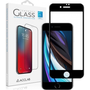 Захисне скло для смартфону ACCLAB Full Glue for Apple iPhone SE 2020/8/7 Black (1283126508172) купити в Києві