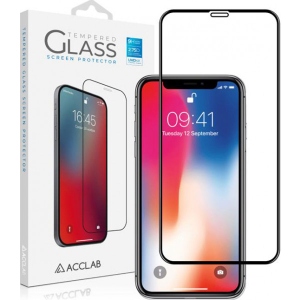 Захисне скло для смартфону ACCLAB Full Glue for Apple iPhone 11 Pro/X/XS Black (1283126508189)