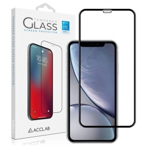 Захисне скло для смартфону ACCLAB Full Glue for Apple iPhone 11/XR Black (1283126508196)