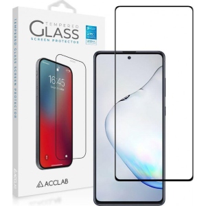 Захисне скло для смартфону ACCLAB Full Glue for Samsung Galaxy Note10 Lite SM-N770 Black (1283126508677) замовити в Україні
