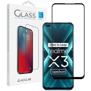 Захисне скло для смартфону ACCLAB Full Glue for Realme X3 Black (1283126508462)