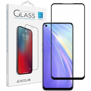 Захисне скло для смартфону ACCLAB Full Glue for Realme 6 Black (1283126508400)