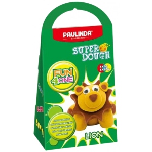 Маса для ліплення Paulinda Super Dough Fun4one Лев з рухомими очима (PL-1542)