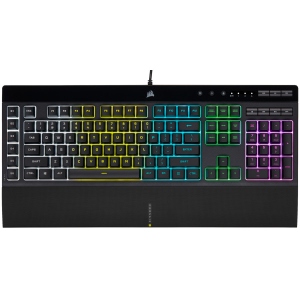 Клавіатура дротова ігрова Corsair K55 RGB Pro Black (CH-9226765-RU) USB