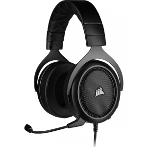 Гарнітура дротова ігрова Corsair HS50 Pro Stereo Gaming Headset Carbon (CA-9011215-EU)