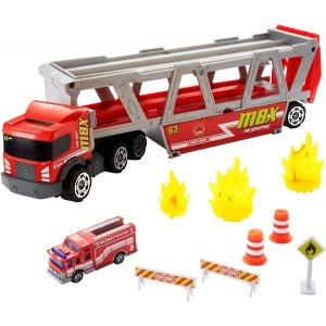 Ігровий набір мікс Matchbox Дорожня пригода Пожежний транспортер (GWM23)