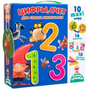 Настільна гра розвиваюча (3-4 роки) Vladi Toys Математика для найменших (рус) (VT2911-05)
