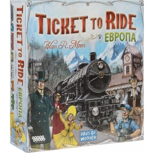 Настільна гра стратегічна (12+) Hobby World Ticket to Ride: Європа (3-е рус. Изд.) (1032)
