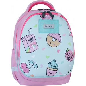 Рюкзак шкільний Bagland Butterfly 21 л 140 Рожевий 1349
