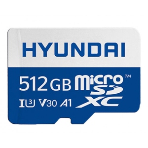 Карта пам'яті Hyundai Digital Micro 512Gb SDXC class 10 + adapter (SDC512GU3)