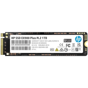 SSD-накопичувач внутрішній HP EX900 1TB Plus M.2 2280 PCI Ex Gen3 x4 3D NAND, Retail (35M34AA)