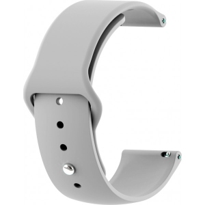 Ремінець для смарт-годинника BeCover for Xiaomi iMi KW66/Mi Watch Color/Haylou LS01/LS02 Gray (706360)