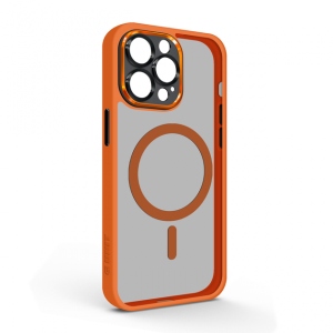 Чохол для смартфону
 Armorstandart Unit MagSafe SE for Apple iPhone 13 Pro Max Orange Black (ARM75378)