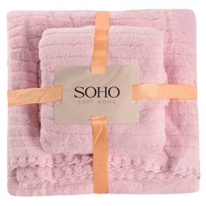 Набір рушників SOHO 35х75+70х140 см Line Perple