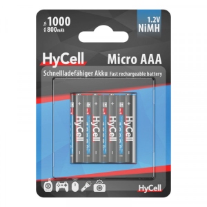 Акумулятор тип AAA Ansmann AAA 4 X 1000 mAh NiMH 1.2V (5030662)