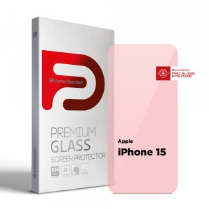 Захисне скло для смартфону Armorstandart Pro Eye Care for Apple iPhone 15 (ARM77675)