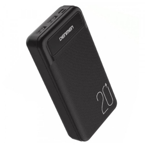 Батарея мобільна Denmen DP10 20000mAh Black (DP10-BK)